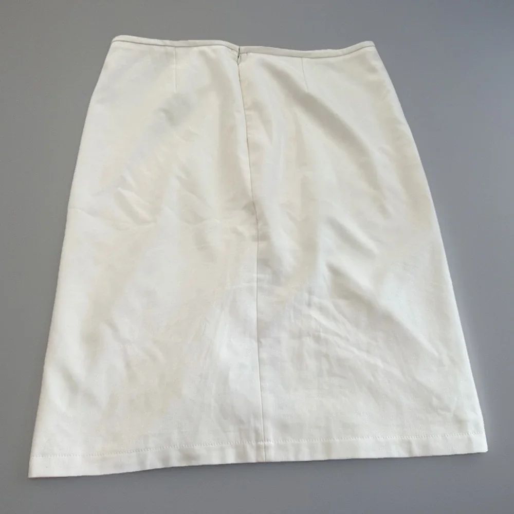 J.Crew Ivory Pencil Skirt Size 18 Career Office‎ Stretch